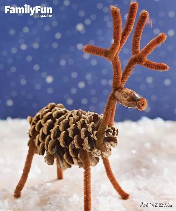 超简易手工环创,树干手工制作环创