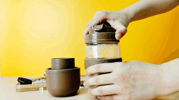 豆豆杯手冲咖啡,日本网红榨汁杯