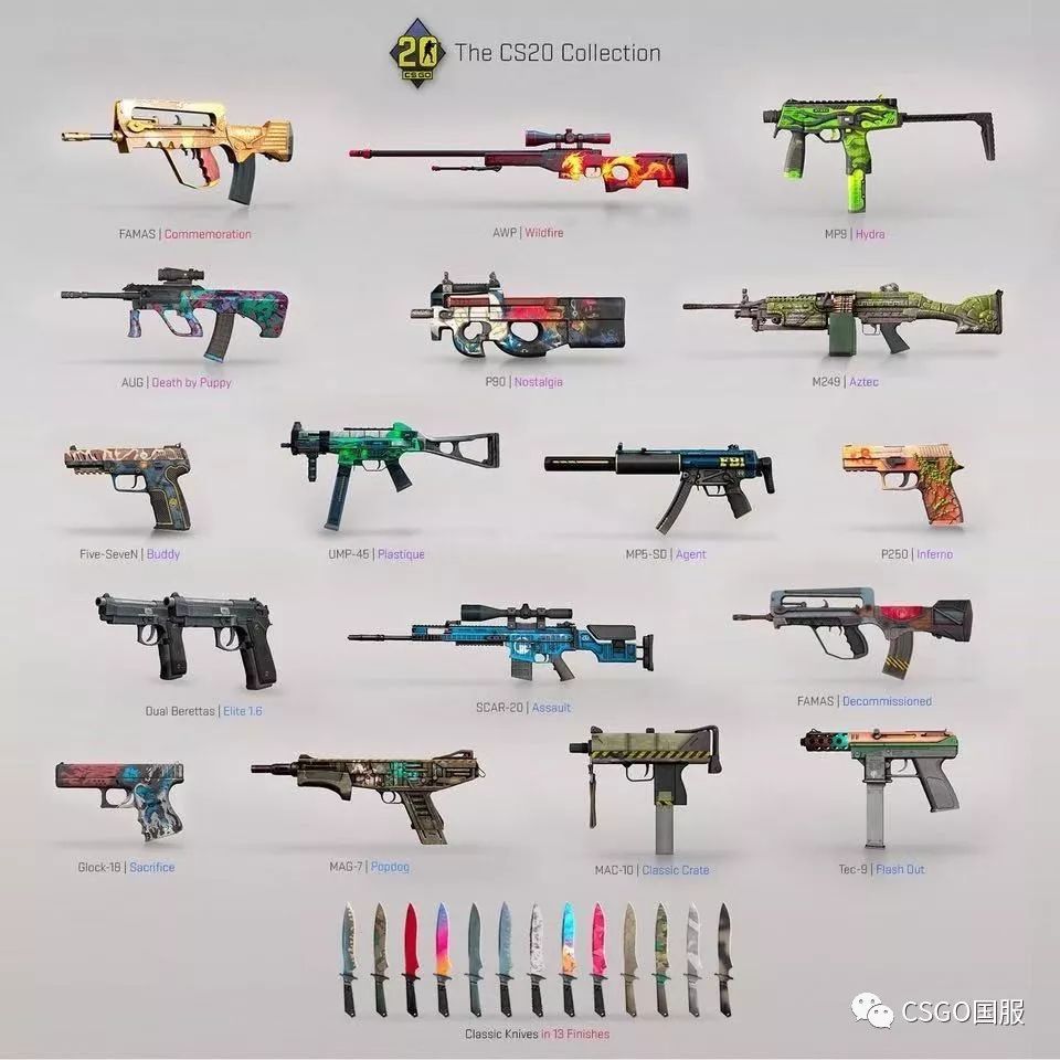 「皮肤控」第49期：CS20周年皮肤还有这些彩蛋和故事，你知道嘛