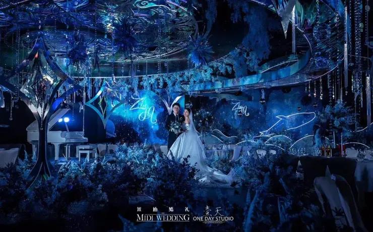 大型浪漫星空婚礼,极至浪漫的草坪婚礼