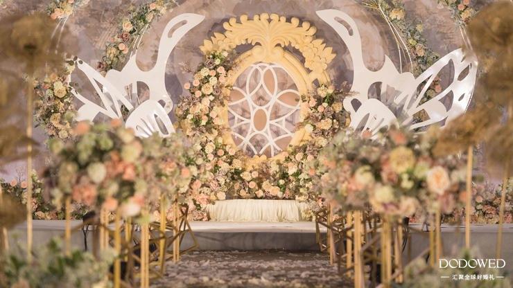 dodowed汇聚全球好婚礼,法式氛围婚礼策划方案