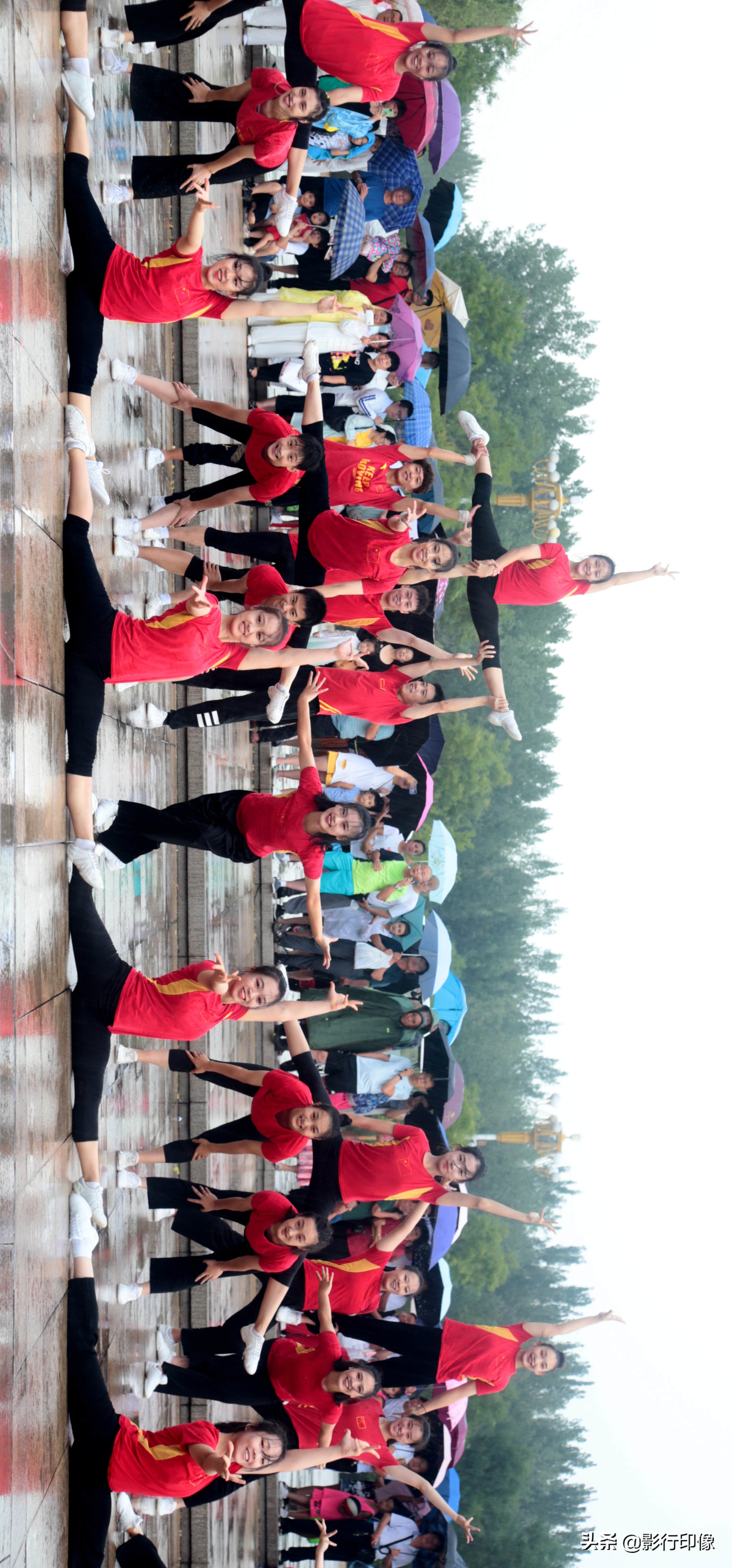 临汾市2020年全民健身启动仪式在在九州广场举行