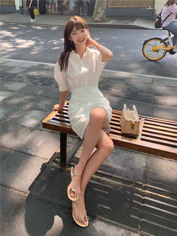 百搭通勤衬衫裙,职场衬衫半身裙