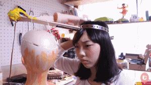 这个日本妹子为找男友发明200个沙雕玩意儿，设计师都没她脑洞大