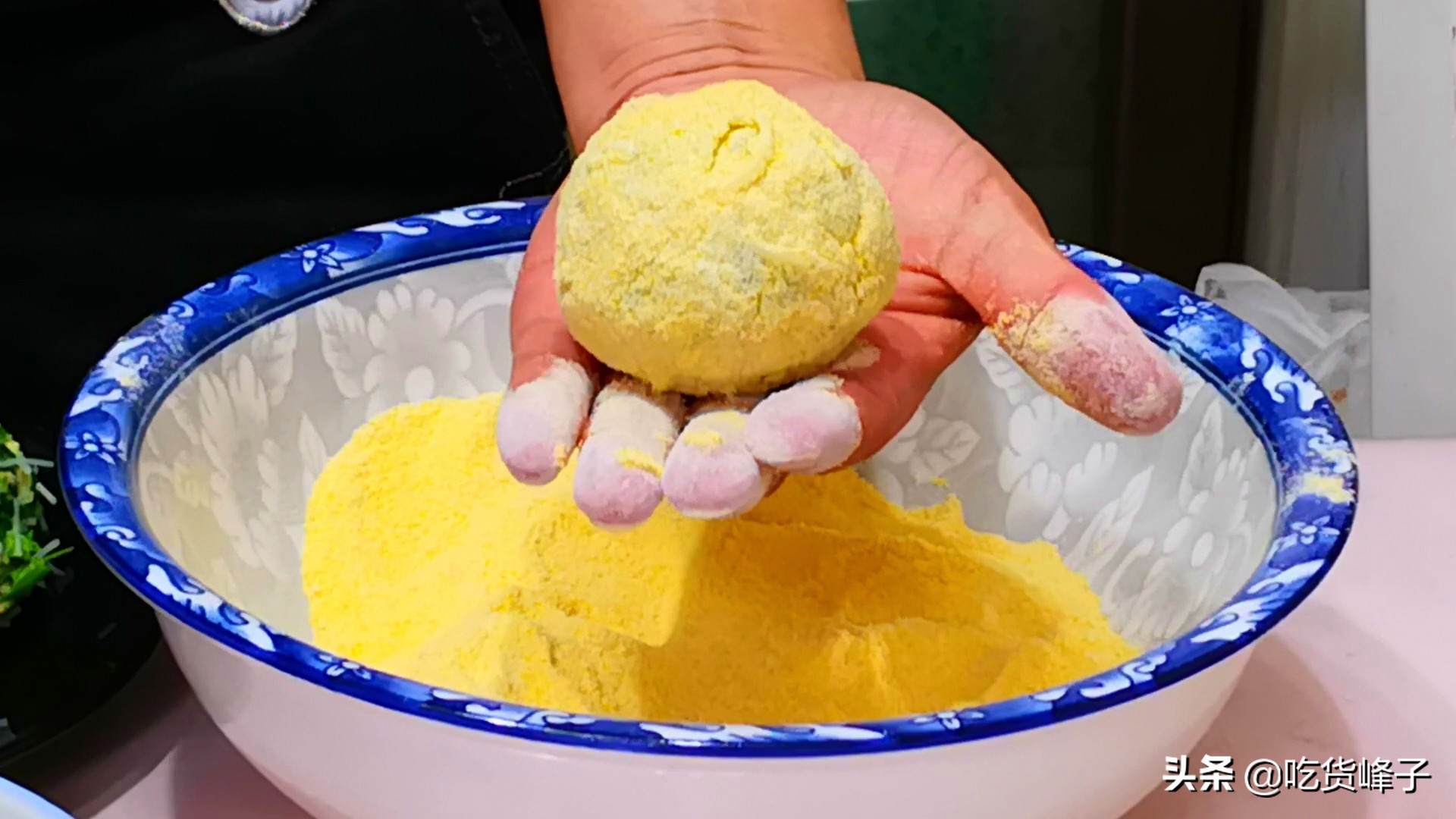 玉米面菜团子怎么和面,做玉米面菜团子需要酵母粉发酵吗