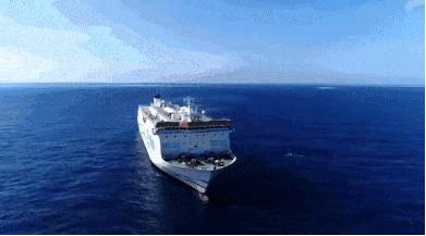 一半是海水一半是蓝天，这就是西沙群岛！我是登岛的第46066人