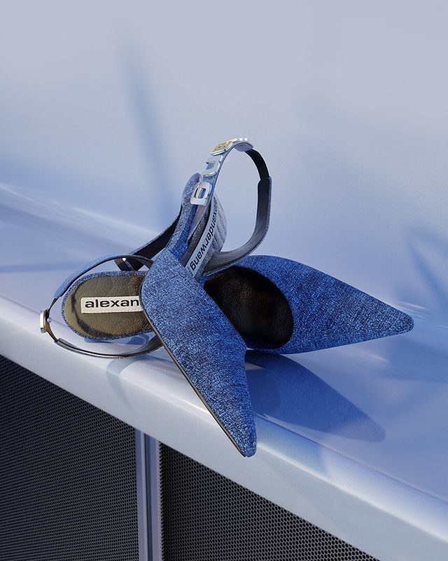 亚历山大王高跟鞋水钻粉色,亚历山大王设计高跟鞋