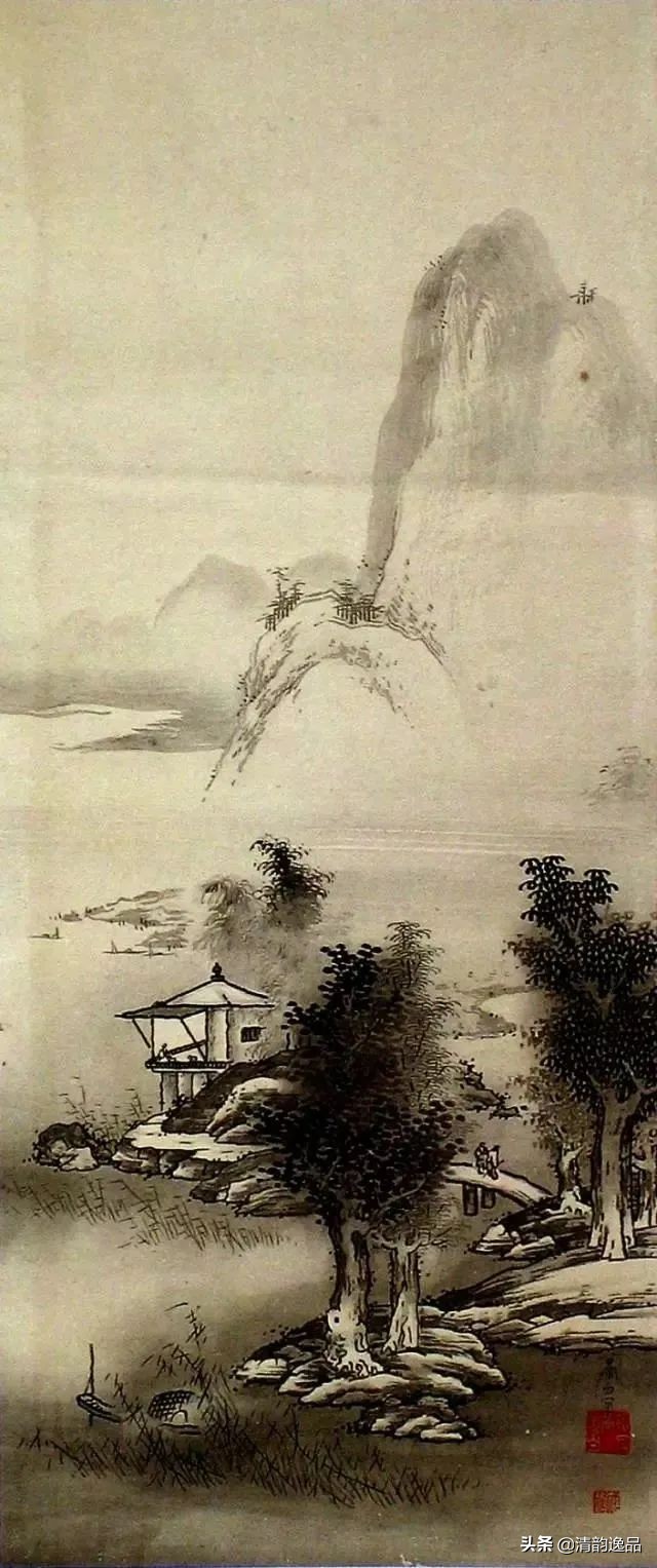 曾我萧白人物,300年前画家