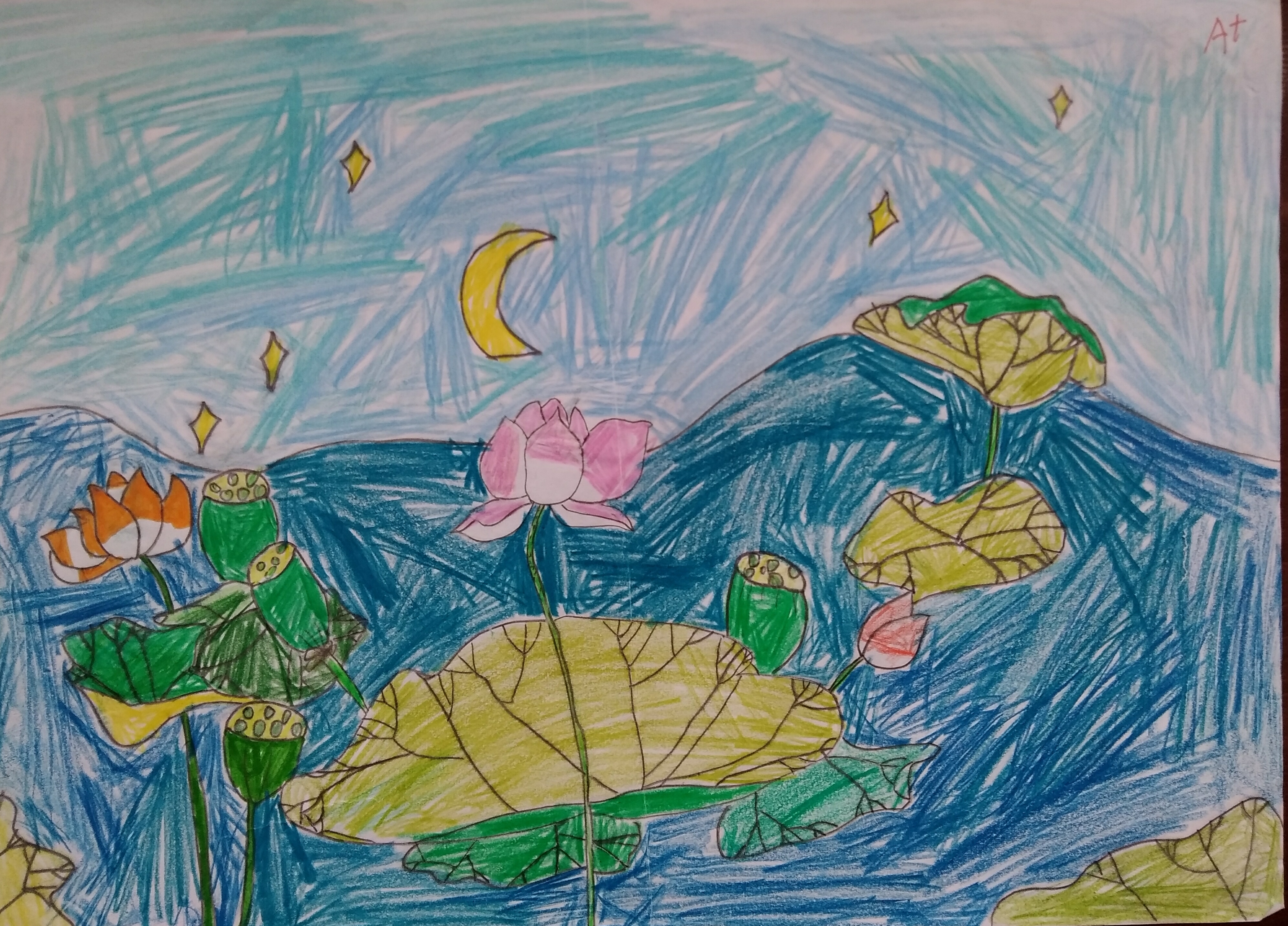 童真童趣儿童画,儿童画画展作品