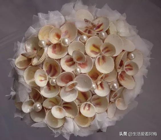 在贝壳里做上好看的装饰,简单的贝壳的工艺品