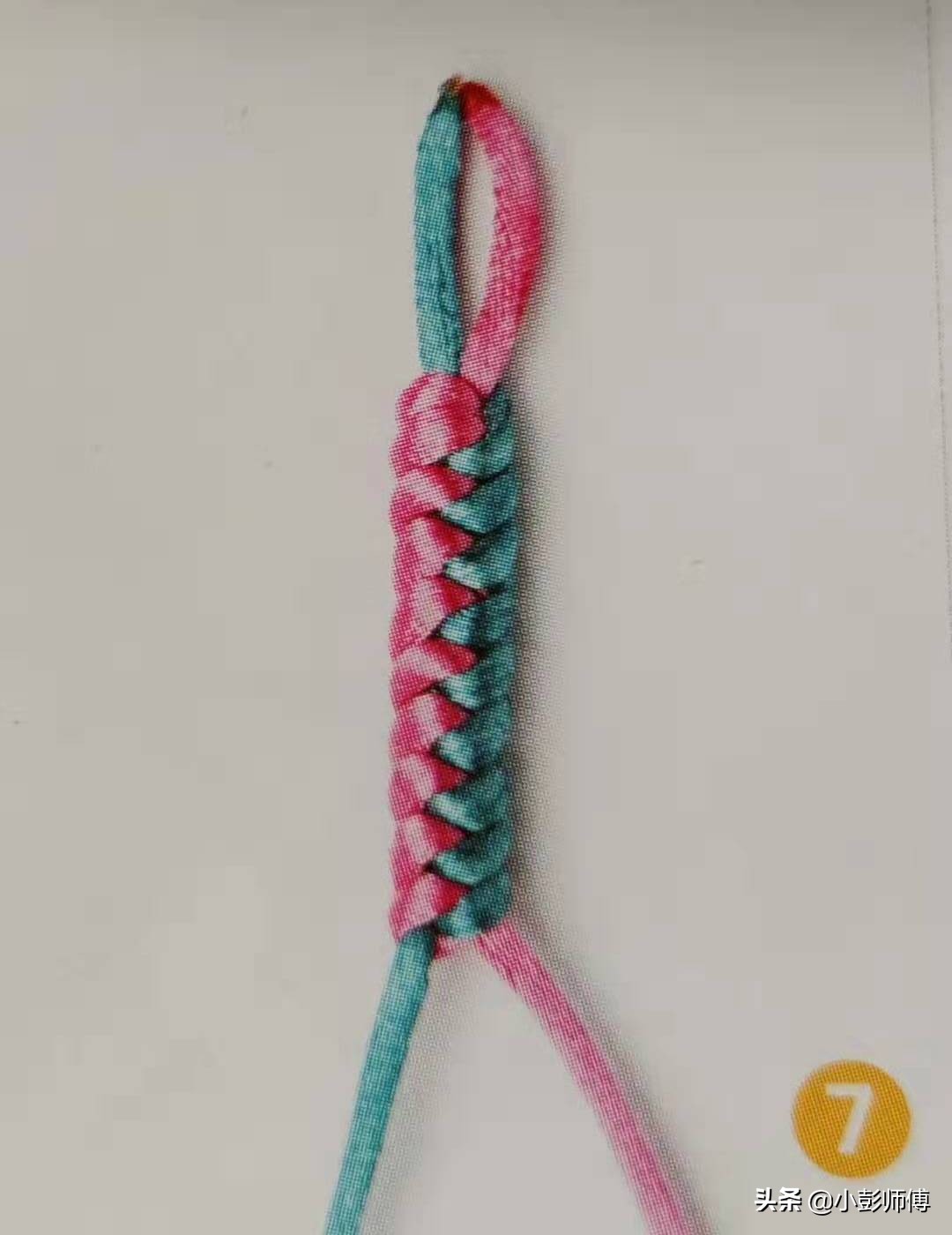 72号玉线编红色金刚结手链用多长,金刚结手链的完整编法活结