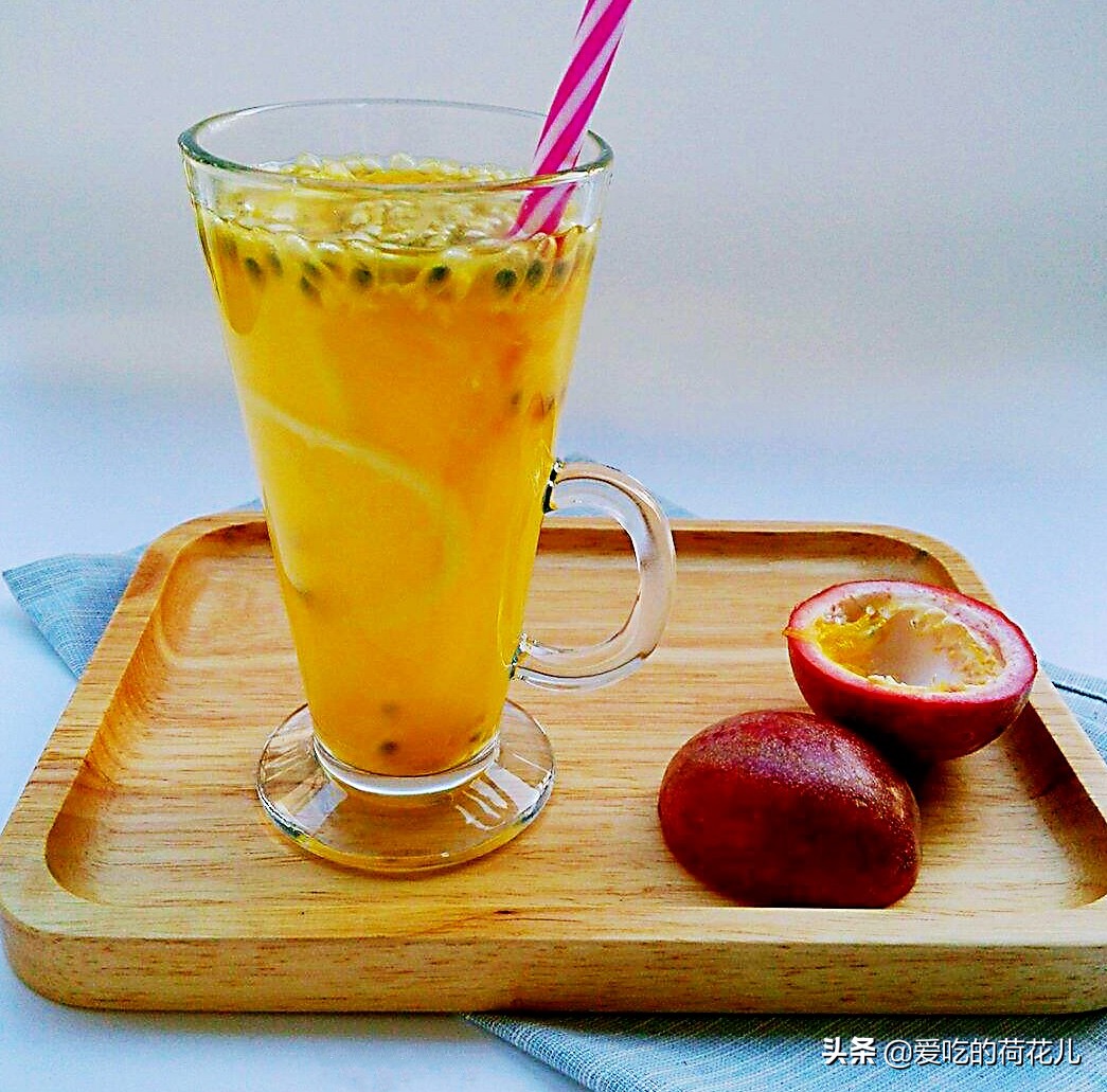 自制百香果柠檬热饮在家,鲜百香果柠檬茶热饮制作方法