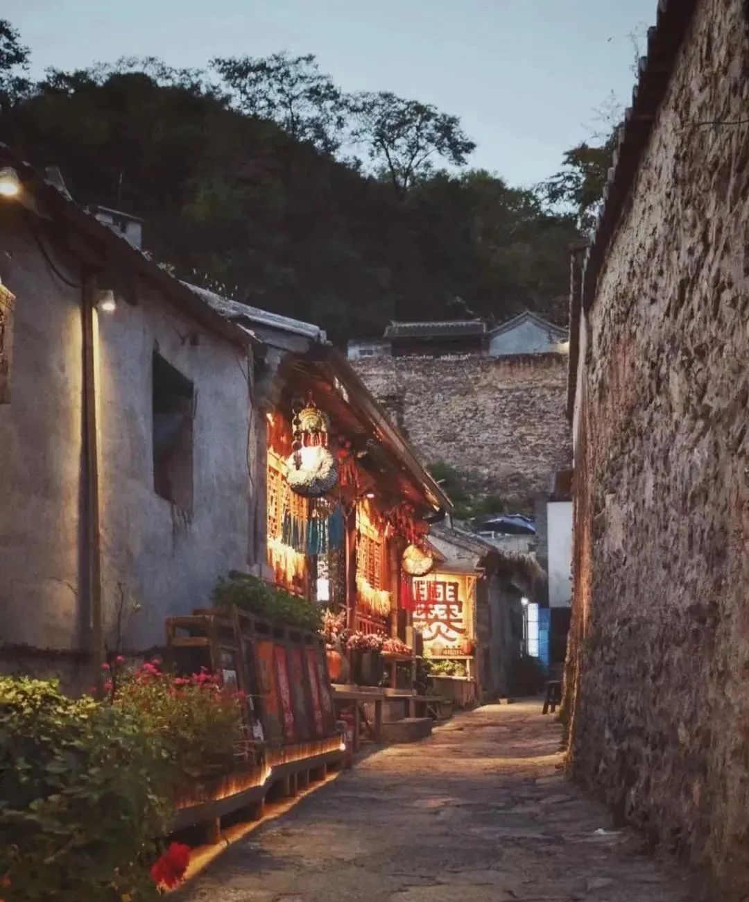 爨底下村北京门头沟山中的古村落,爨底下古村