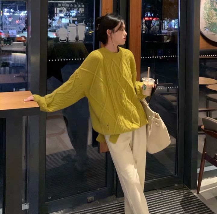 显瘦毛衣穿搭微胖女生秋冬季,120-140斤微胖高档毛衣厚款打底