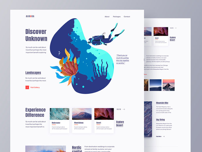 30款国外app的ui设计界面作品,旅游appui设计