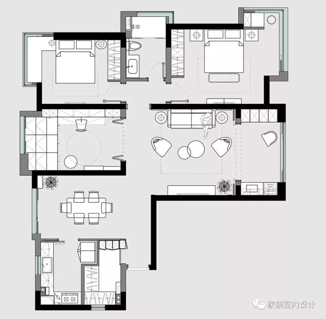 路劲隽澜湾装修效果图,燕澜湾88平米装修效果图