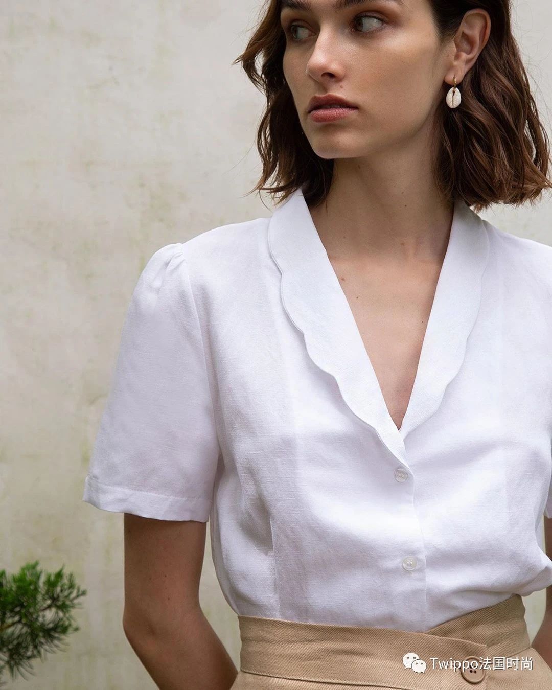 轻奢法式气质风衬衫,法式气质风轻奢衬衫