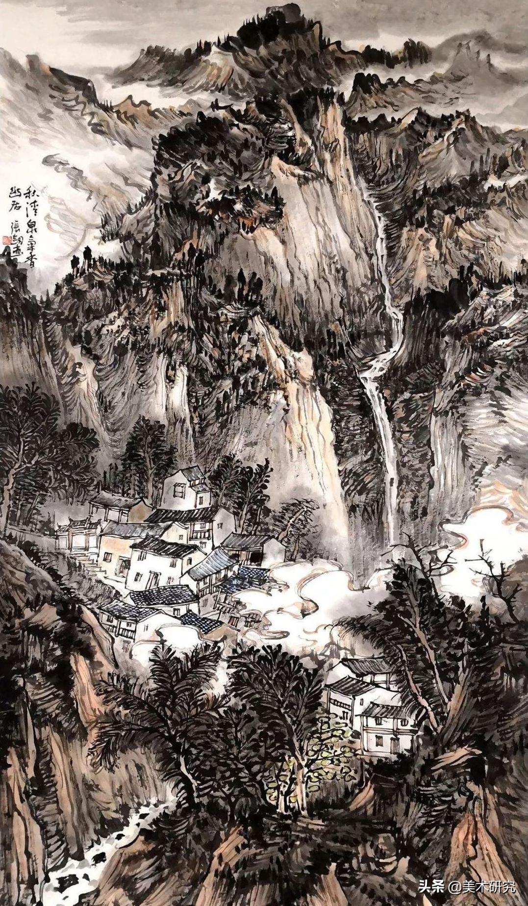 中国画与油画的艺术风格,浅谈写意风景油画