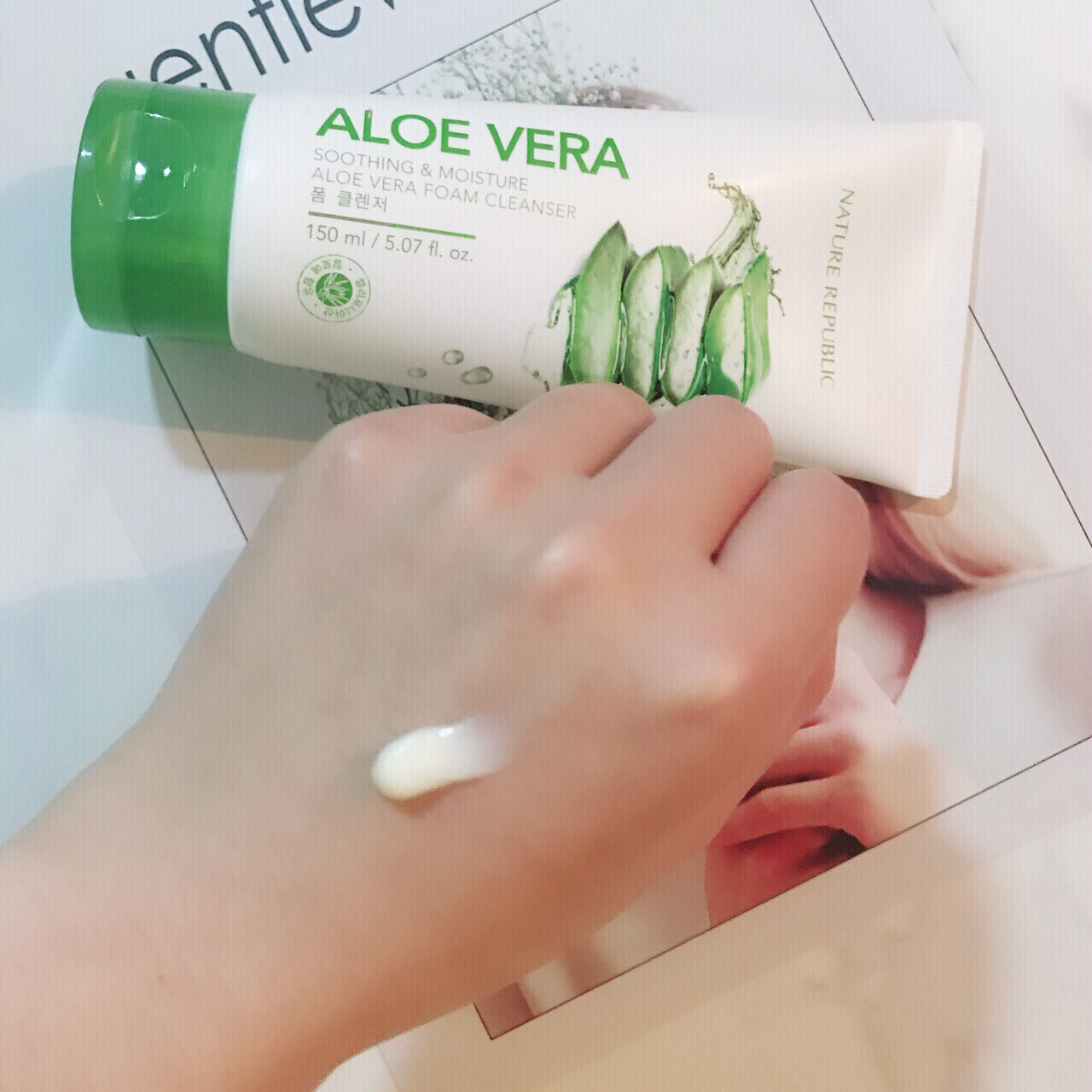 芦荟洗面奶清洁力怎么样,芦荟洗面奶祛痘保湿