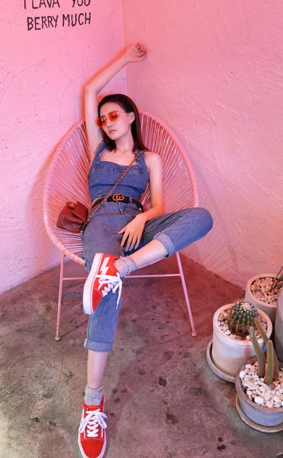 徐璐黑色吊带穿搭,徐璐身材混剪