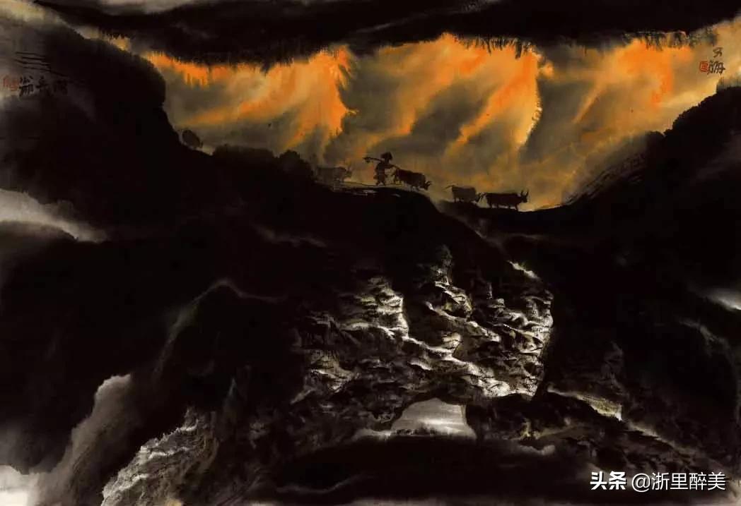 他师从李可染，一生专注画太行山：用一滴墨画出中国极致山水之美