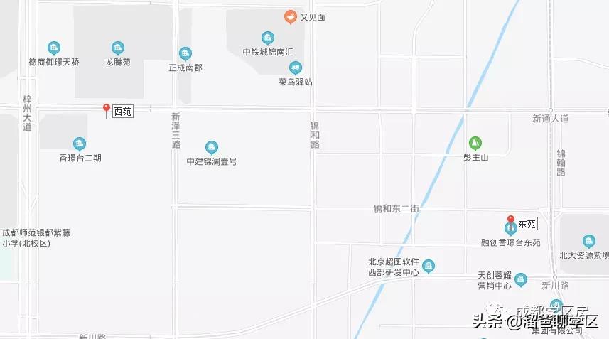 一路之隔的楼盘,一路之隔的小区