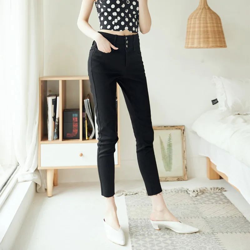 好穿还显瘦的魔术裤推荐,显瘦魔术裤百搭裤子铅笔裤