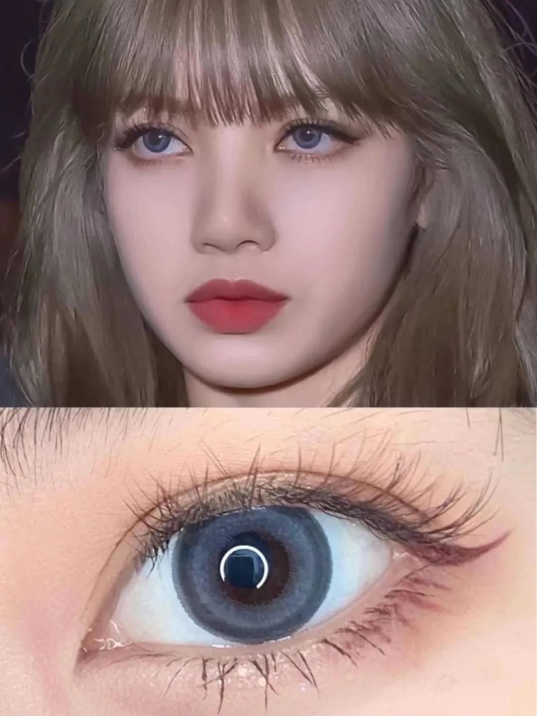 戴美瞳和不戴美瞳区别动漫图,戴黑色美瞳和不戴美瞳有区别吗