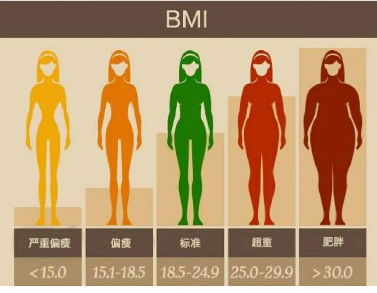 世卫肥胖指数bmi对照表,世界卫生组织给出的10条健康标准