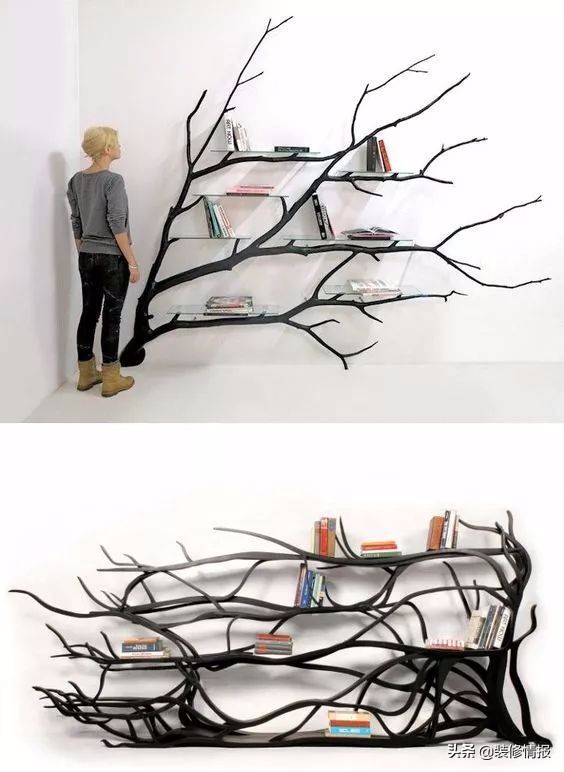 自制墙体书架简单又好用,最简单的书架构造