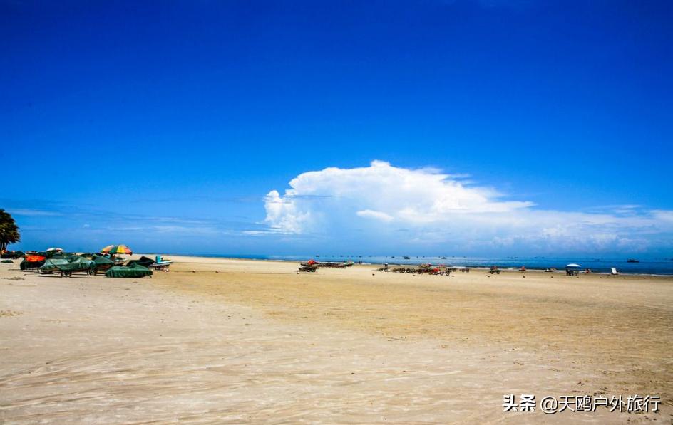 北海银滩蓝色海水在哪里看,北海银沙滩的海水清澈吗