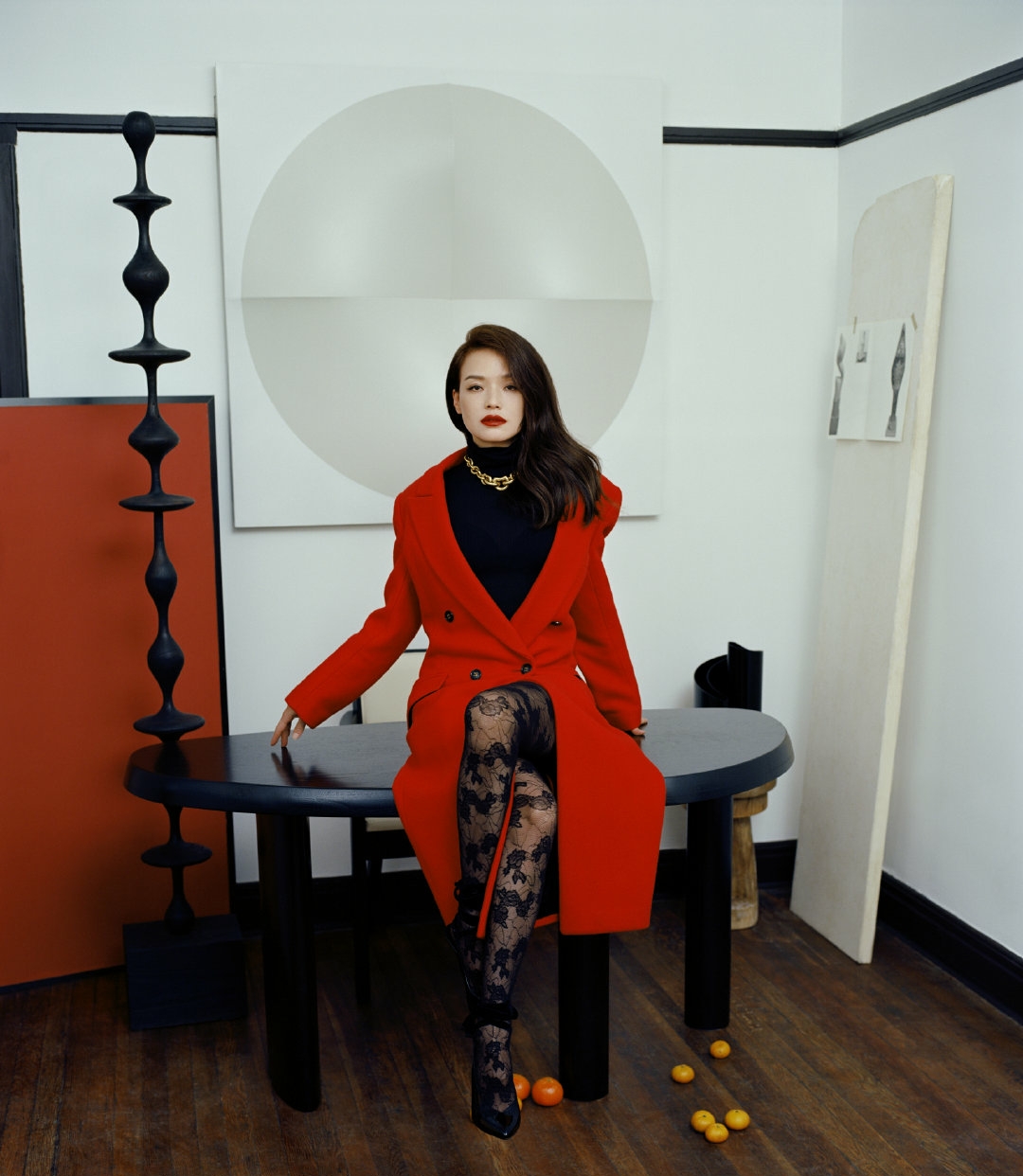 舒淇深v鲜艳华丽礼服,舒淇露腰白裙