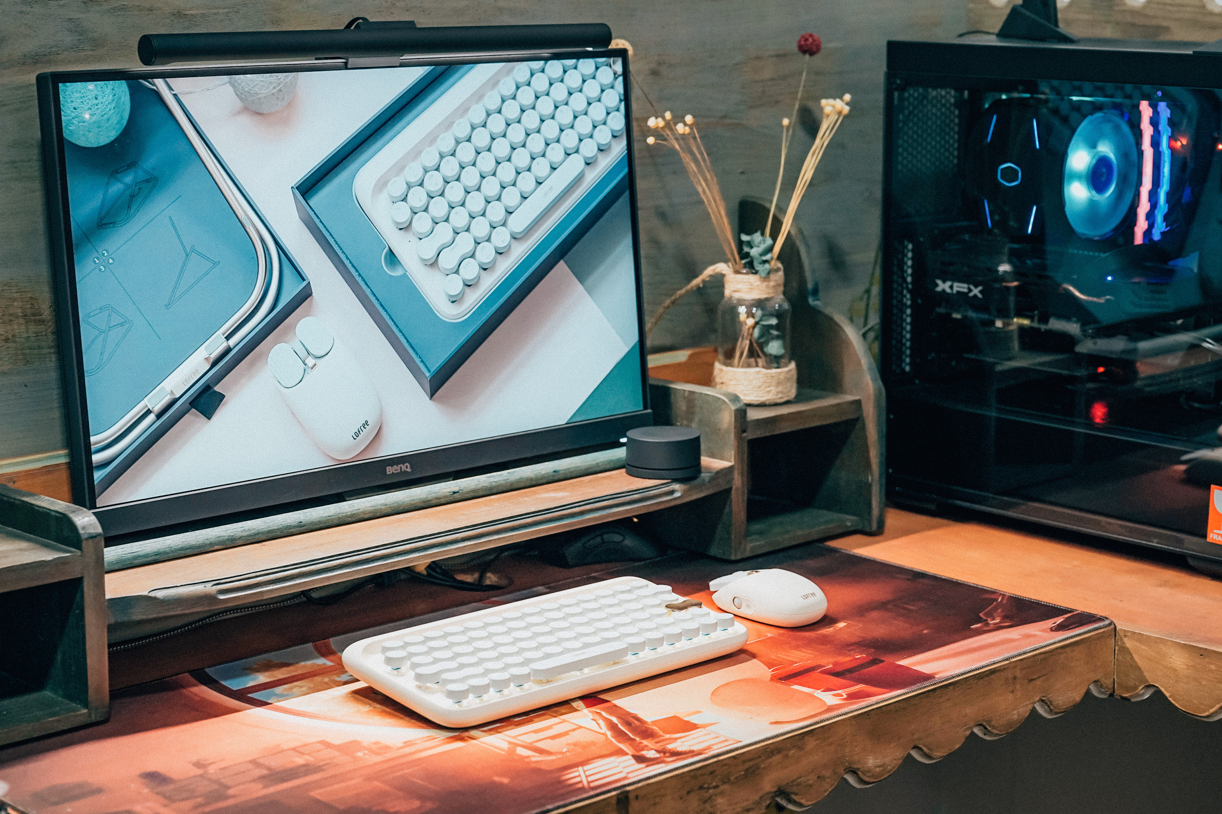 lofree洛斐桌面键鼠套装体验,洛斐键鼠套装值得买吗