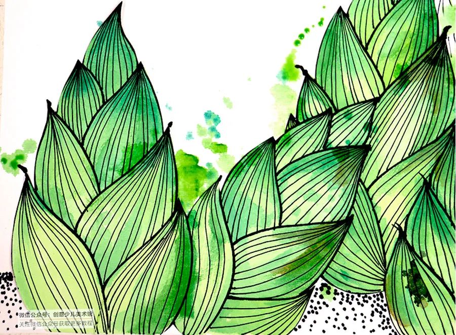 雨后春笋儿童画,儿童画雨后春笋