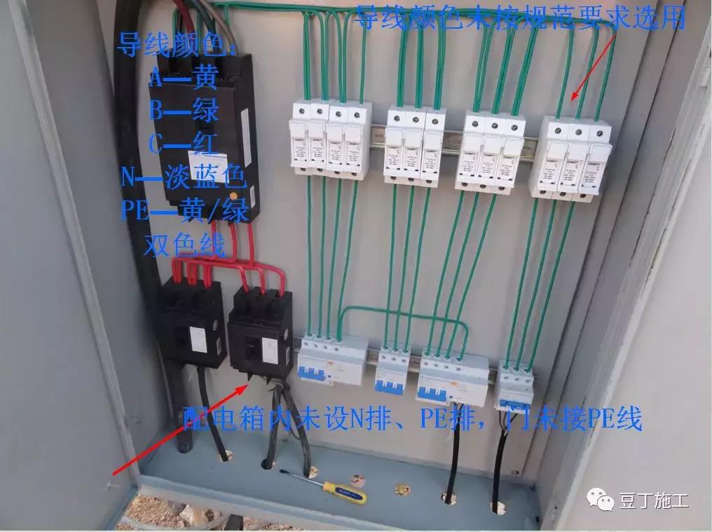 施工现场常见的临时用电违规现象,电力施工现场常见违章现象