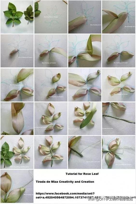 绣一朵花要多久,丝带绣的扭转绣针法