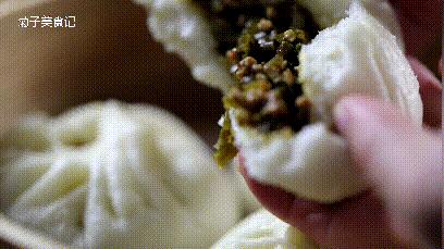 雪菜粉条肉末包子,雪菜肉末包子的做法