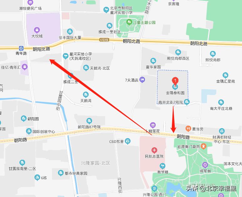 大悦城附近包含哪些小区 (大悦城最好小区图)