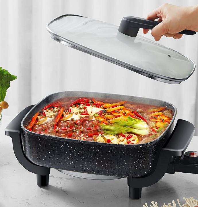 蒸煮煎炒一体火锅推荐,涮烤一体多功能家用火锅