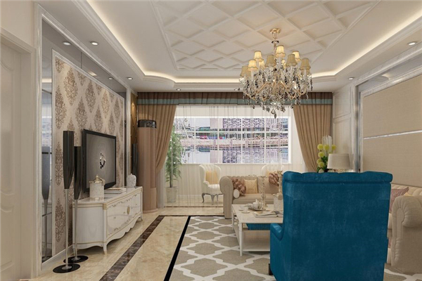 保利海德公园装修效果图,海德公园样板房设计