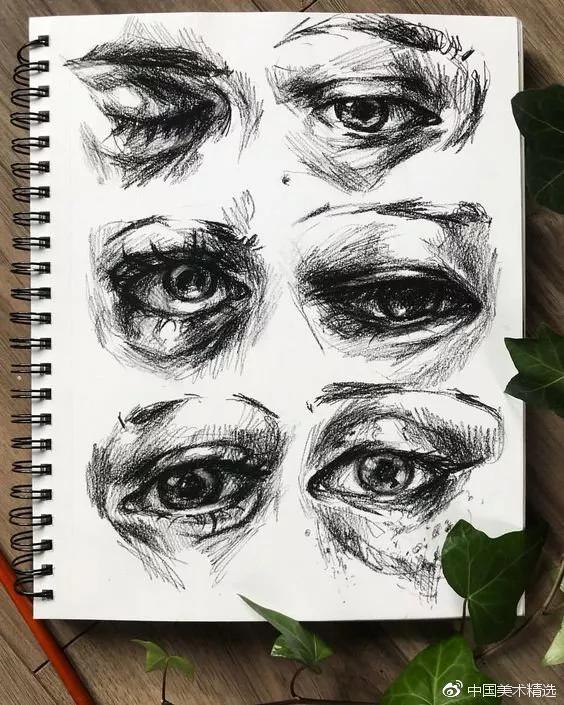 简笔画古风眼睛100种画法,古风眼睛100种画法简单