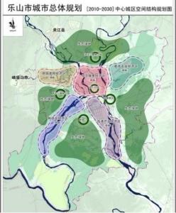 中国城市漫游,乐山市城市规划