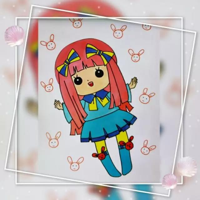 二次元简笔画初学者怎么画,简笔画入门一步一步教你画