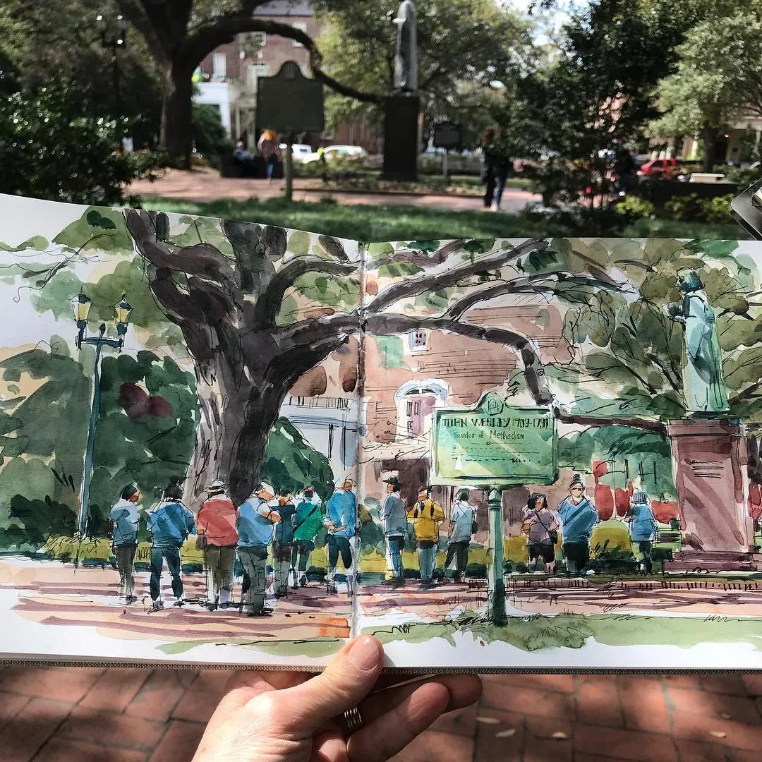 酣畅淋漓的水彩,酣畅淋漓水彩