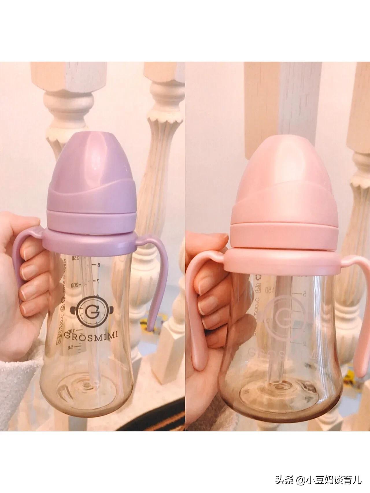 防漏儿童婴幼儿吸管学饮杯,宝宝学饮杯软吸管防漏防呛