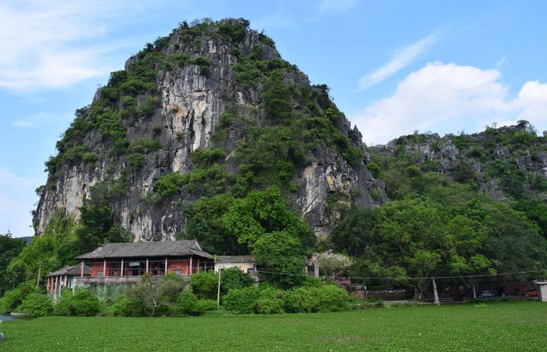 北流市有什么大山,广西北流大山农家小院