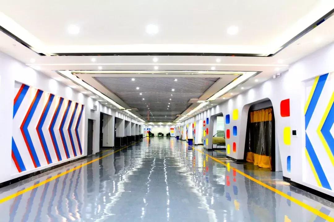 国内最大的新能源汽车实训设备,汽车实训基地