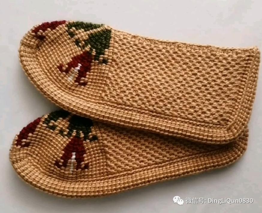 波西米亚风手工编织鞋子,针织作品50款