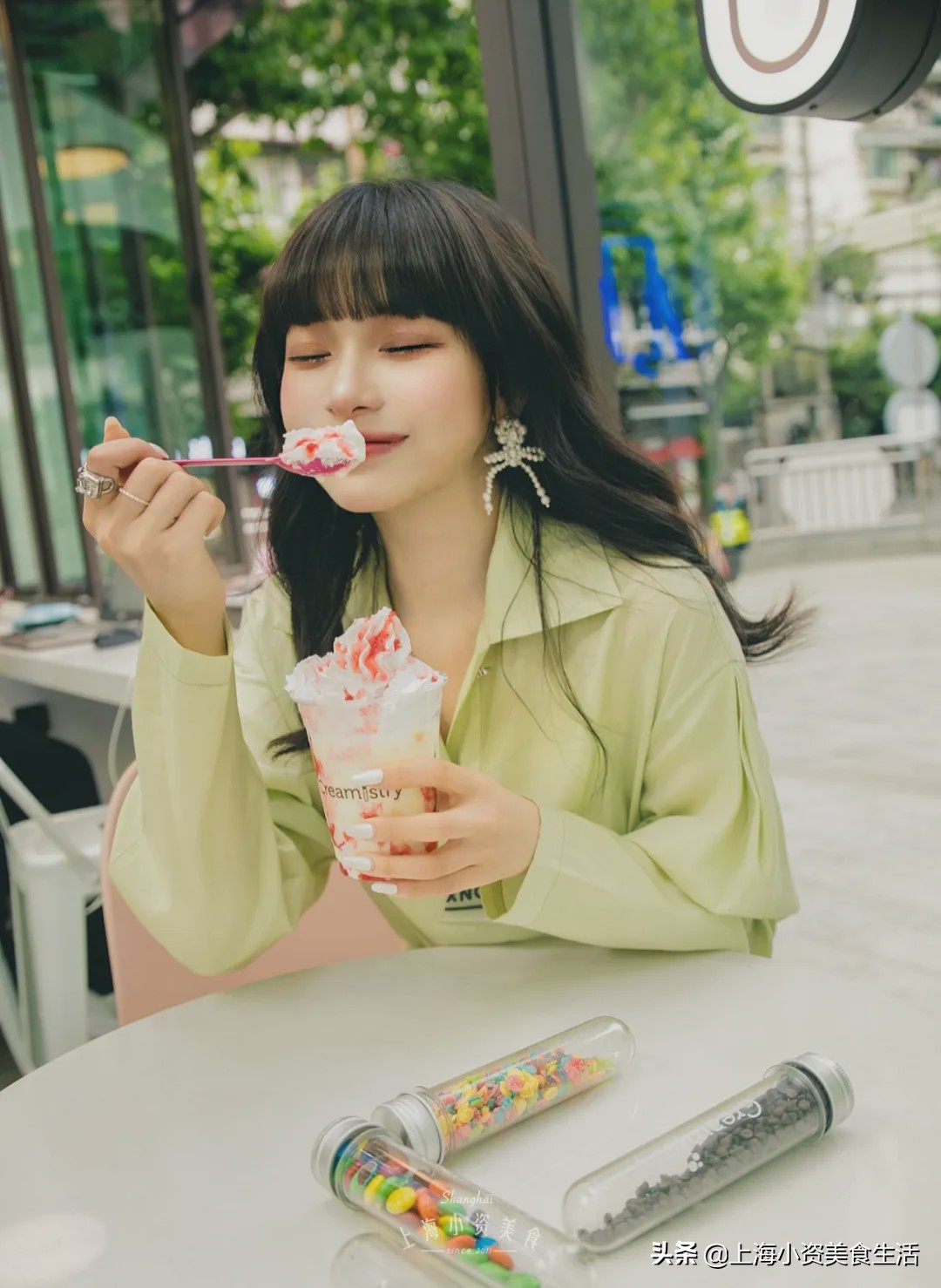 仙气到爆炸的冰淇淋,液氮网红冰淇淋