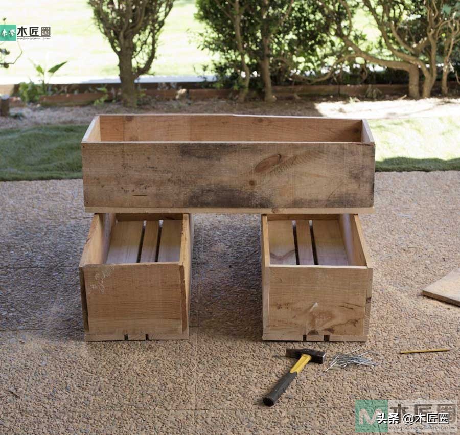 自制花盆架,手工花盆怎么装饰